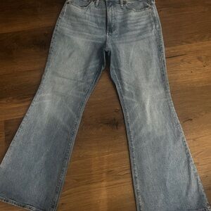 Madewell Light Blue Wide Leg Jeans